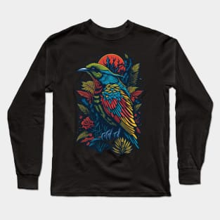 Feathered Symphony: Melodies of Birdwatching Long Sleeve T-Shirt